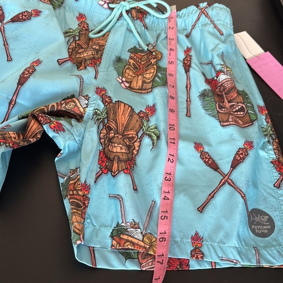 Psycho Tuna Tiki Cocktail Party,hip pockets,elastic drawcord, unlined,quick dry - Picture 8 of 8